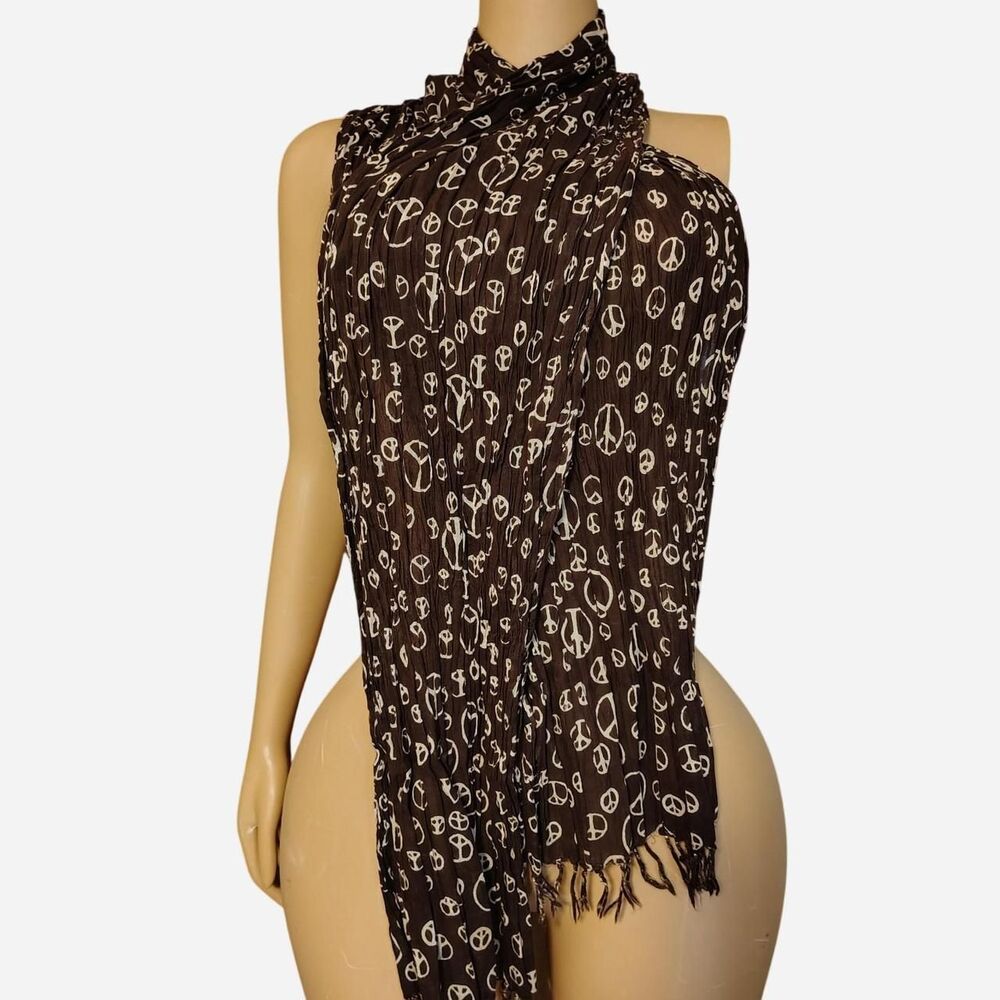American-eagle Women's Brown and Black Scarf-wraps